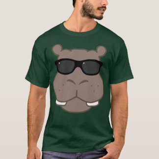 Halcyon Hippo Graphic Tee (Deep Forest)