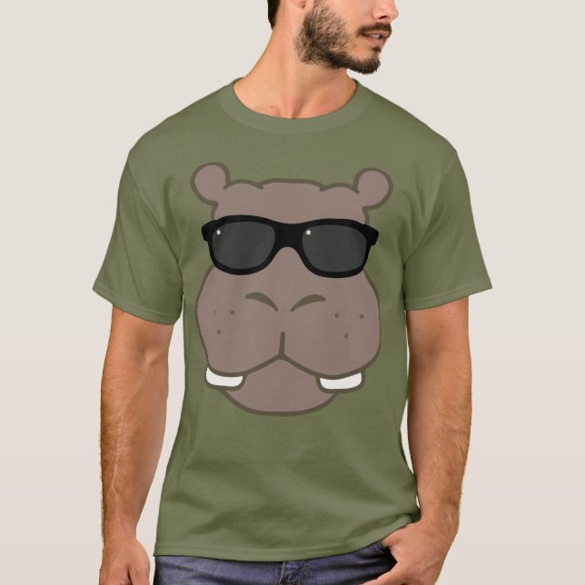 Halcyon Hippo Graphic Tee (Fatigue) (Front)
