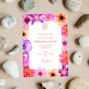 Haldi Kumkum Ceremony Invitation