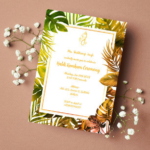 Haldi Kumkum Ceremony Invitation