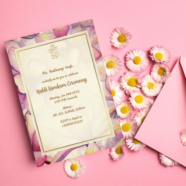 Haldi Kumkum Ceremony Invitation (Creator Uploaded)