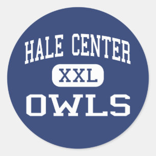 Hale Centre - Owls - High - Hale Centre Texas Classic Round Sticker