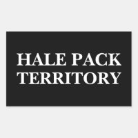 Hale Pack Territory (Customizable text and colour)