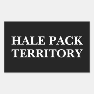 Hale Pack Territory (Customizable text and colour) Sticker