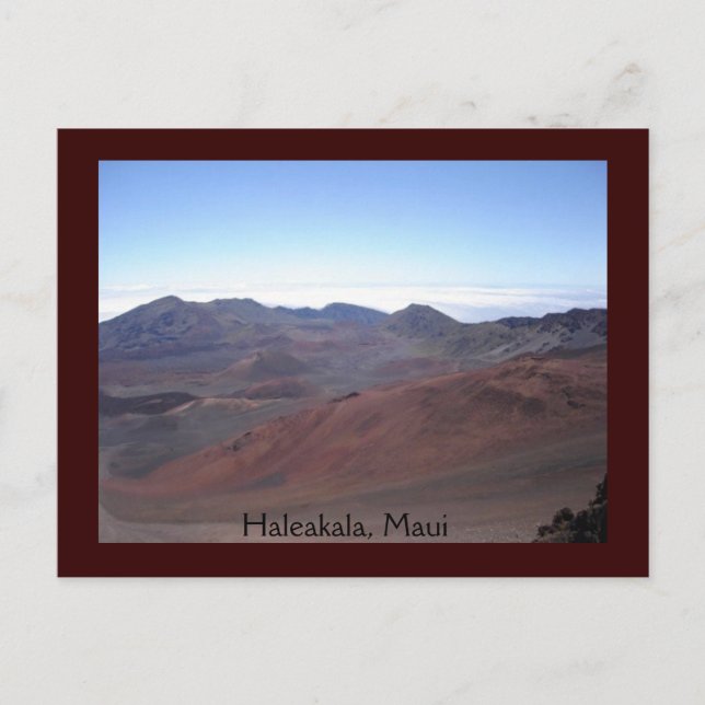 Haleakala, carte postale de Maui (Devant)