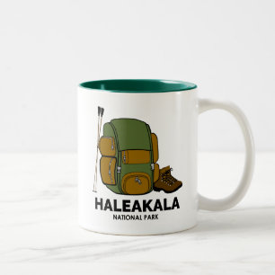 Haleakala National Park Backpack Two-Tone Coffee Mug
