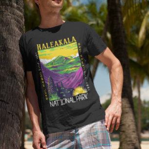  Haleakala National Park Hawaii Distressed Vintage T-Shirt