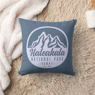Haleakala National Park Hawaii Hiking Throw Pillow