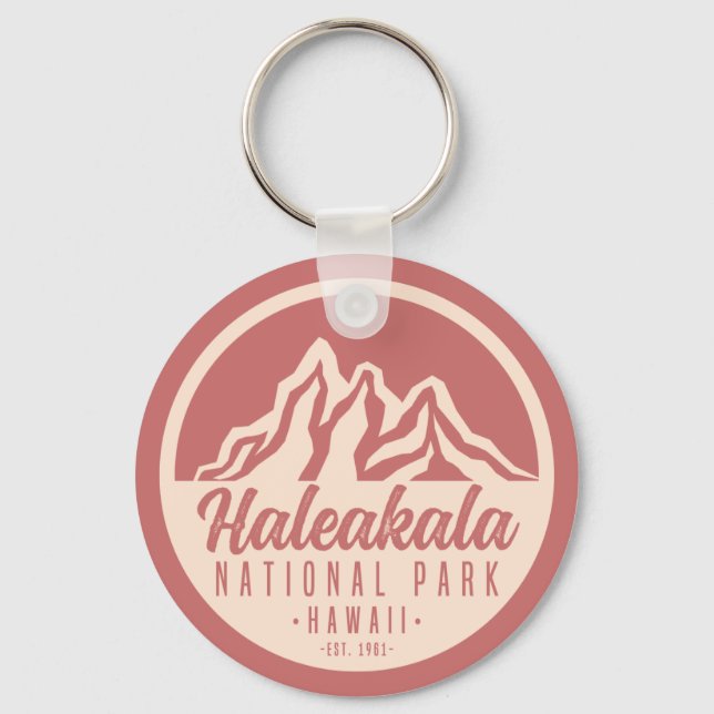 Haleakala National Park Hawaii Keychain (Front)