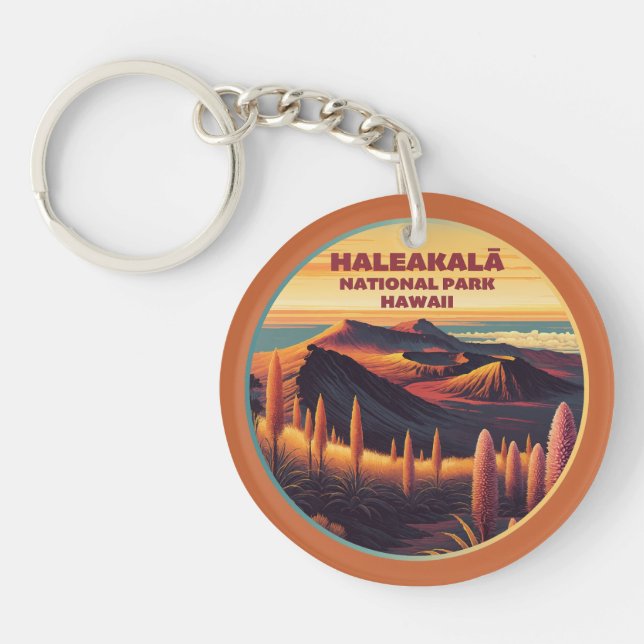 Haleakala National Park Hawaii Keychain (Front)
