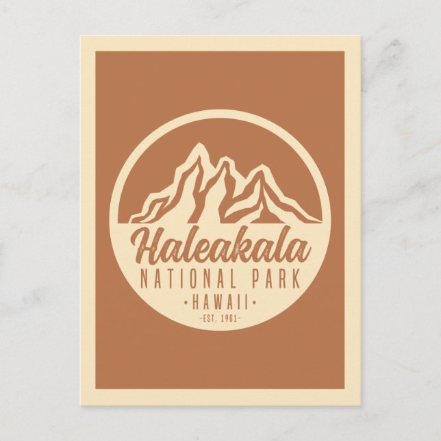 Haleakala National Park Hawaii Postcard (Front)