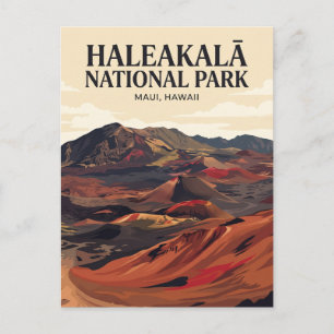 Haleakalā National Park Hawaii Postcard