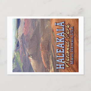 HALEAKALA NATIONAL PARK - HAWAII UNITED STATES POSTCARD