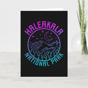 Haleakala National Park Hawaii USA Gradient Card