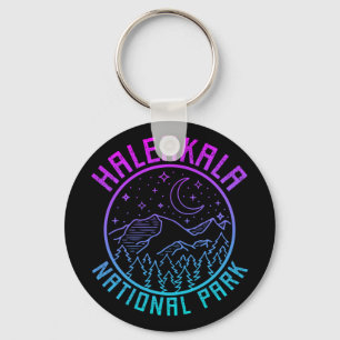 Haleakala National Park Hawaii USA Gradient Keychain