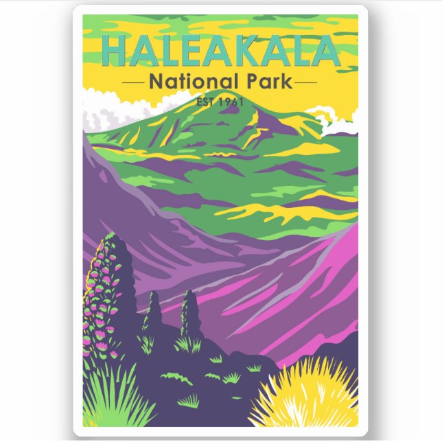  Haleakala National Park Hawaii Vintage (Front)