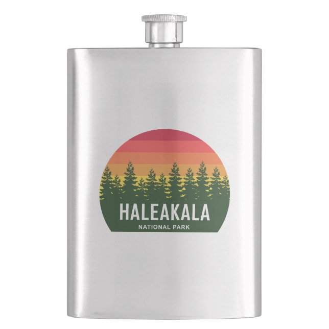 Haleakala National Park Hip Flask (Front)