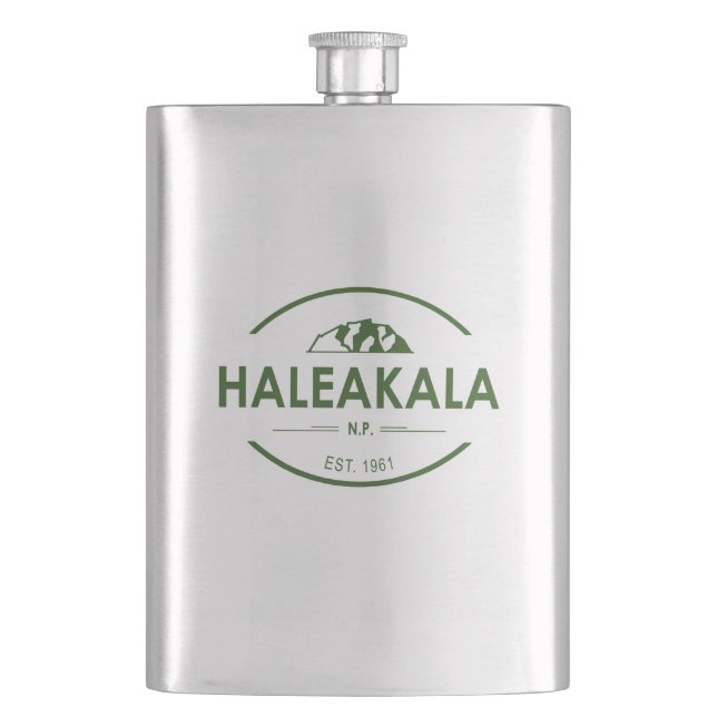 Haleakala National Park Hip Flask (Front)