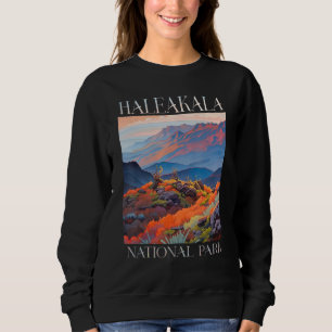 Haleakala National Park Maui Hawaii Nature Hiking Sweatshirt