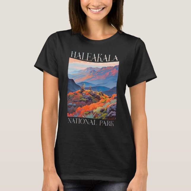 Haleakala National Park Maui Hawaii Nature Hiking  T-Shirt (Front)