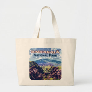 Haleakala National Park Maui Volcano Hawaii Large Tote Bag