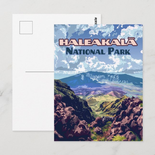 Haleakala National Park Maui Volcano Hawaii Postcard (Front/Back)