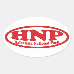 Haleakala National Park red oval sticker