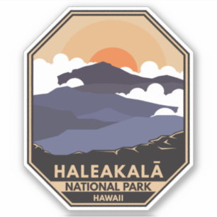 Haleakala National Park Retro Emblem