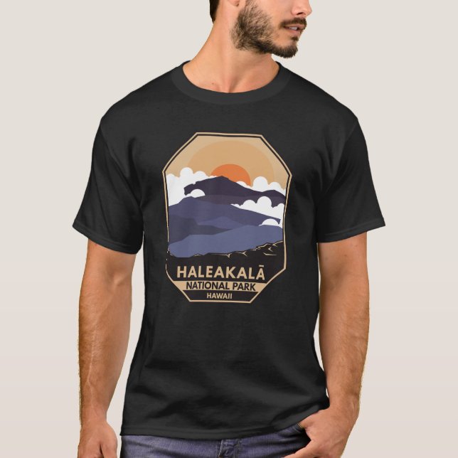 Haleakala National Park Retro Emblem T-Shirt (Front)