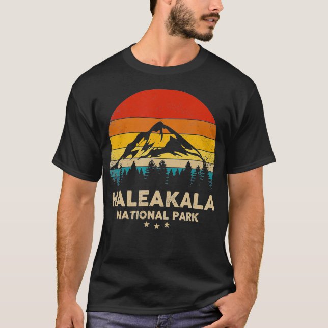 Haleakala - National Park Retro Souvenir  T-Shirt (Front)