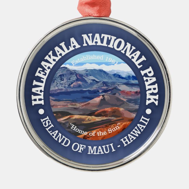 Haleakala NP2 Metal Ornament (Front)