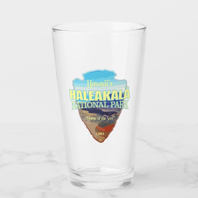Haleakala NP (arrowhead) Glass (Front)