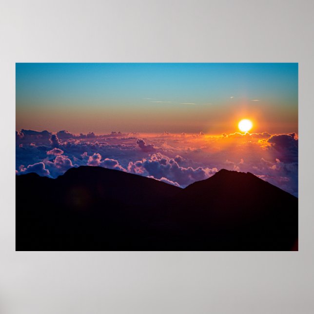 Haleakala Sunrise Poster photo sur Maui (Devant)