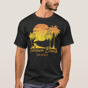 Haleiwa Beach Hawaii North Shore Surf Vintage Surf T-Shirt