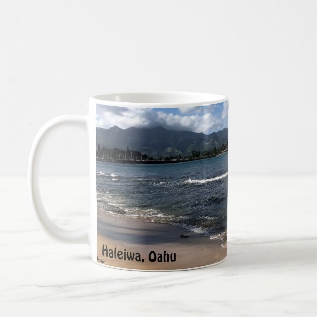 Haleiwa North Shore Oahu Coffee Mug (Left)