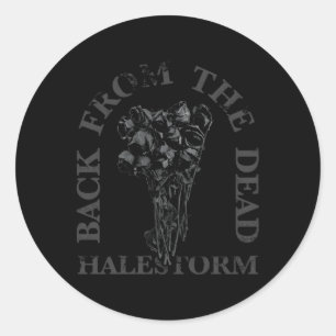 Halestorm Back From The Dead Classic Round Sticker