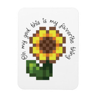 Haley Sunflower Magnet – Stardew Valley Inspired