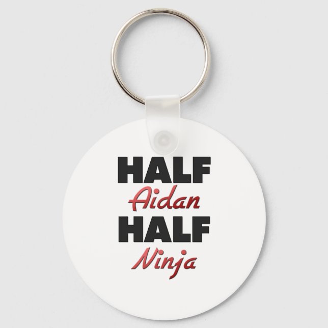 Half Aidan Half Ninja Keychain (Front)