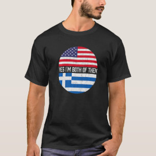 Half American Half Nepalese Usa Flag Family Herita T-Shirt