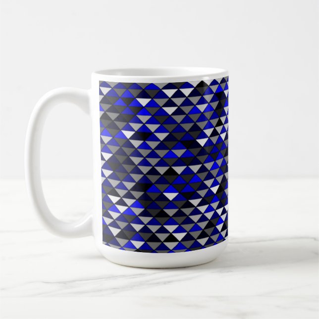 Half and Half Diamonds 15oz Mug (Left)