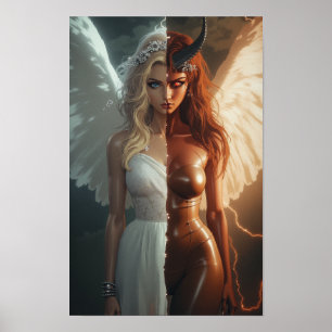 Half Angel Half Demon Poster