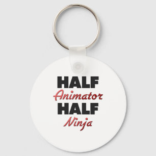 Half Animator Half Ninja Keychain