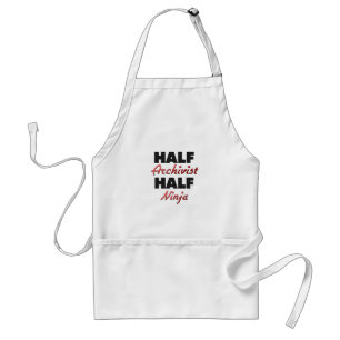 Half Archivist Half Ninja Standard Apron