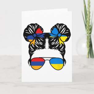 Half Armenian Half Ukrainian Girl Armenia Kids Her Card