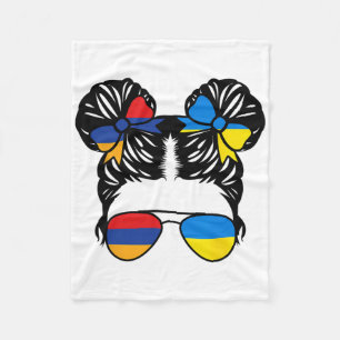 Half Armenian Half Ukrainian Girl Armenia Kids Her Fleece Blanket