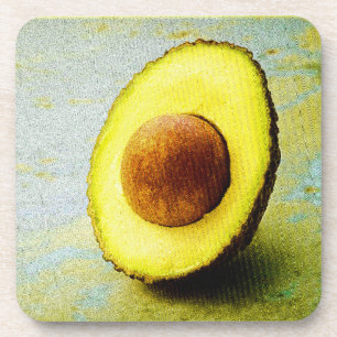 "Half Avocado" Cute Photo. Buy Now Coaster