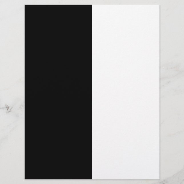 Half Black And Half White Middle Customize This (Front)