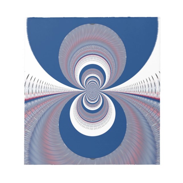 Half Blue Notepad (Front)