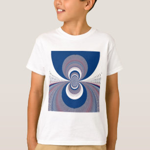 Half Blue T-Shirt