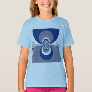 Half Blue T-Shirt